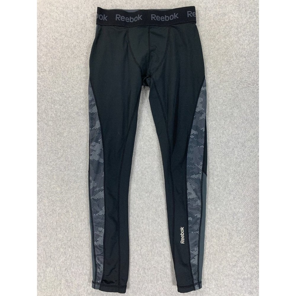 Reebok Compression Athletic Running Training‎ Tights (Men's Small) Black